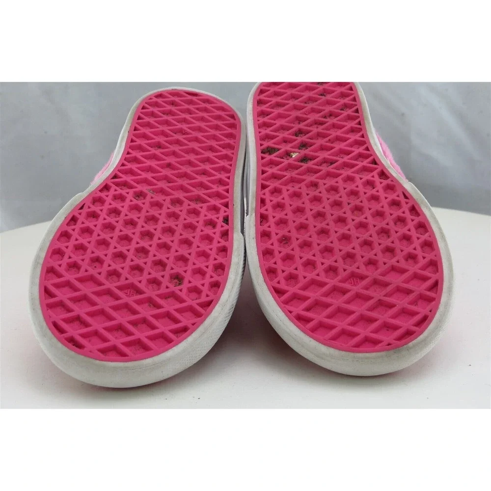 VANS Toddler Girls 5 Medium‎ Pink Loafer Fabric
